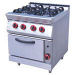 Cooking Range with 4 Burner & Oven