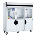 Dual Temperature Vertical Refrigerator